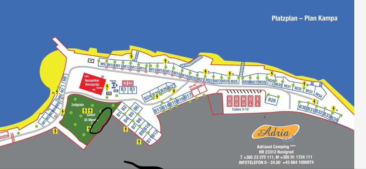 Adriasol Camping Novigrad Hotel Novigrad  Esterno foto